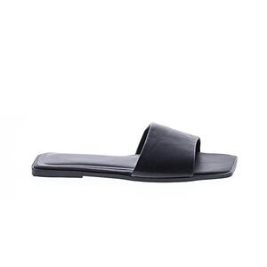 ASOS Curve Black Slide Sandals